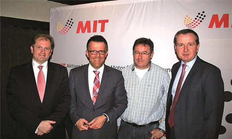 Die Referenten bei der MIT (v.l.): Stefan Pauly (VRM), Gereon Haumann (DEHOGA), Rolf Gansen (Unternehmer), Jörg Meurer (Kreisvorsitzender MIT Mayen-Koblenz).privat