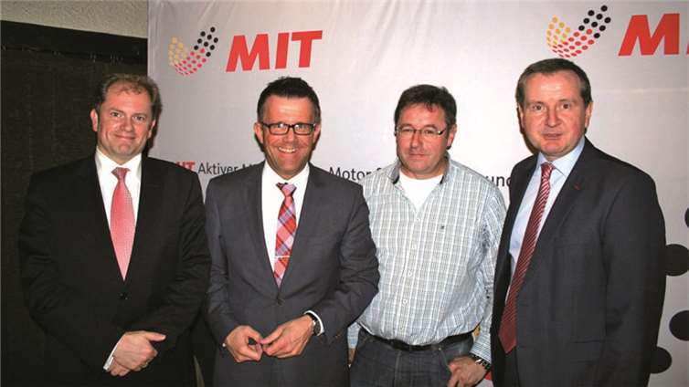 Die Referenten bei der MIT (von links): Stefan Pauly (VRM), Gereon Haumann (DEHOGA), Rolf Gansen (Unternehmer) und Jörg Meurer (Kreisvorsitzender MIT Mayen-Koblenz). privat