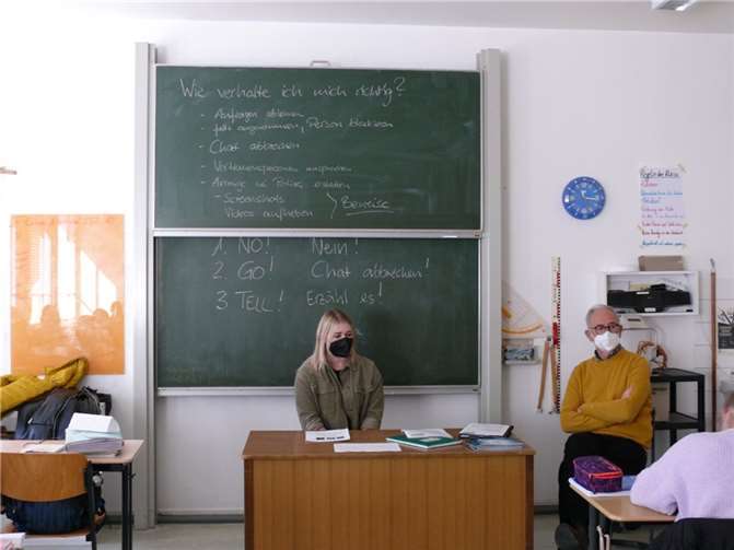 Die Referenten des Weißen Rings unterstützten das Vorhaben der SMS.  Foto: SMS