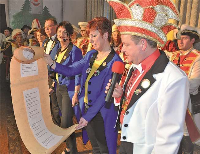 Die Regierungserklärung beinhaltete viel Närrisches.