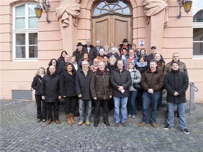 Die Reisegruppe der Verbandsgemeinde Vallendar und Weißenthurm sowie der Stadt Bendorf.