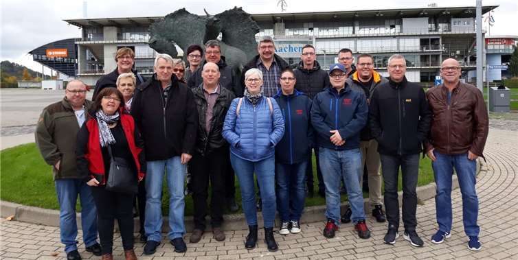 Die Reisegruppe erkundete das CHIO Gelände Aachen. Foto: privat