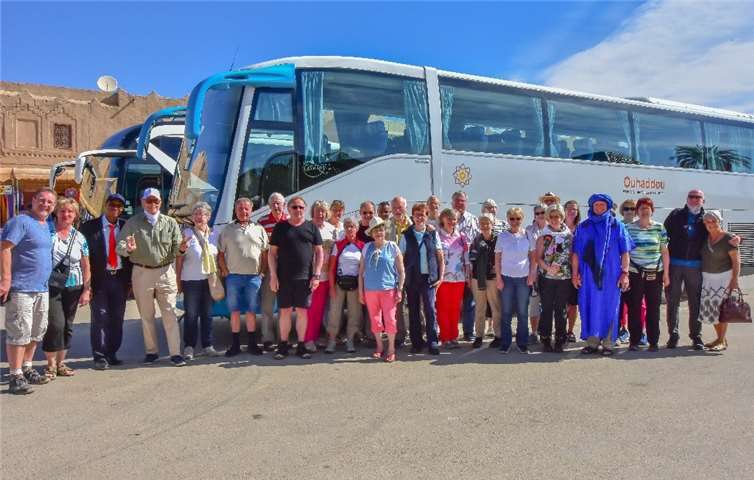 Die Reisegruppe erlebte eine tolle Reise durch Marokko. Foto: privat