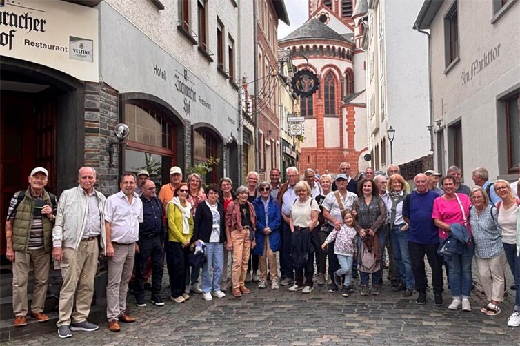 Die Reisegruppe im romantischen Bacharach