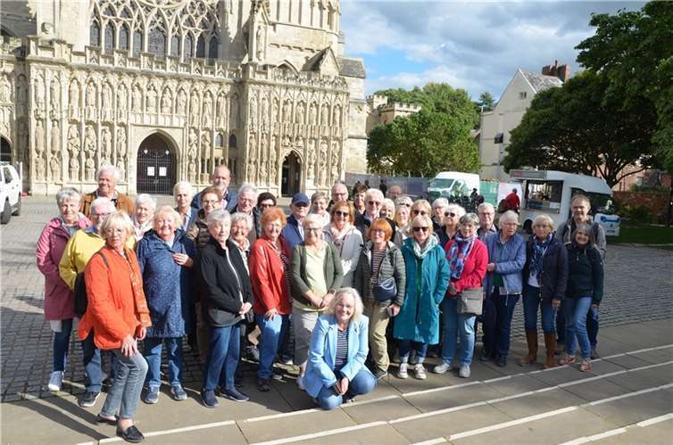 Die Reisegruppe in Cornwall. Fotos: Förderkreis Abtei Sayn e.V.