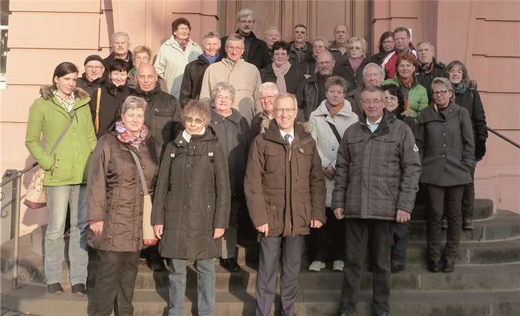 Die Reisegruppe in Mainz. privat