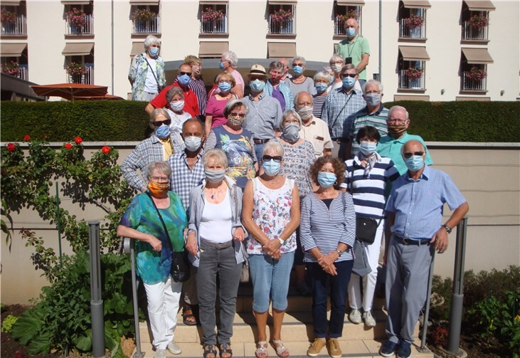 Die Reisegruppe in der Corona-Zeit, als das Elsass noch besucht werden konnte. Fotos: Freundschaftskreis Vallendar/Cercy-la Tour