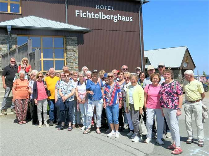 Die Reisegruppe unterwegs ins Erzgebirge. Foto: privat