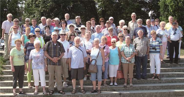 Die Reisegruppe verbrachte bei stets bester Stimmung eine interessante und gesellige Zeit.privat