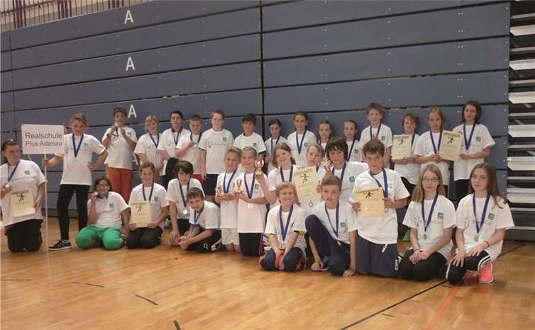 Die Relaschule plus aus Adenau ist stolz auf die gezeigten Leistungen. privat