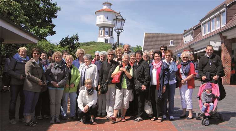Die Rengsdorfer Sängerinnen fühlten sich auf der Insel Langeoog sichtlich wohl.privat