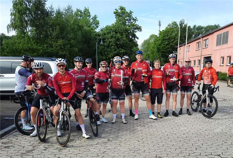 Die Rennradfahrer des RSC Eifelland Mayen.  Foto: privat