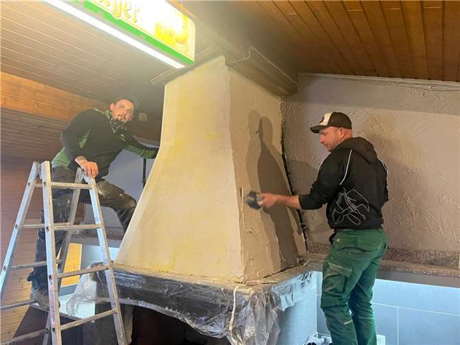 Die Renovierung des Kamins in der Grillhütte ist nun abgeschlossen. Foto: privat
