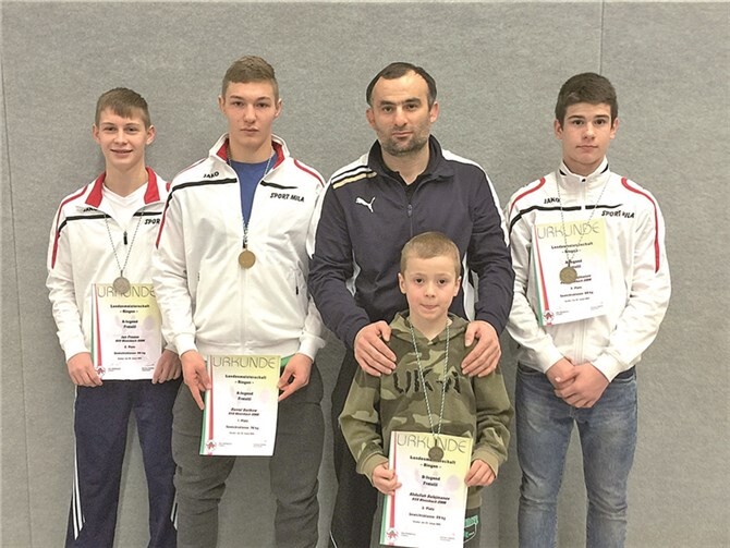 Die Rheinbacher Ringer waren erfolgreich. privat