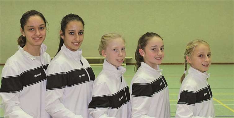 Die Rheinbacher-Turnerinnen können mit ihren Leistungen mehr als zufrieden sein. privat