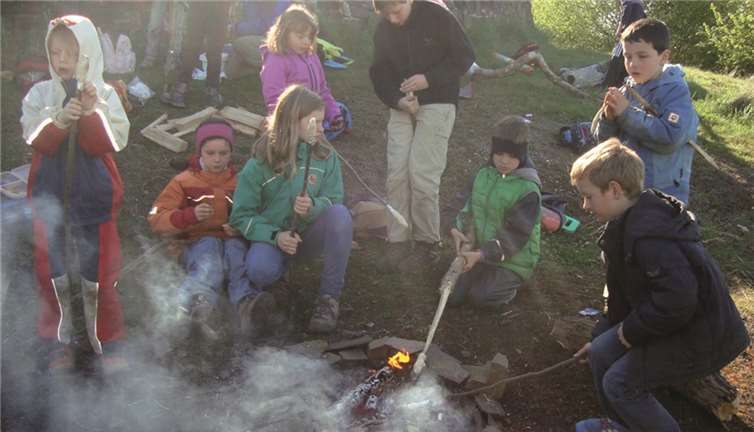 Die Rheinbreitbacher Walddetektive waren unterwegs.privat