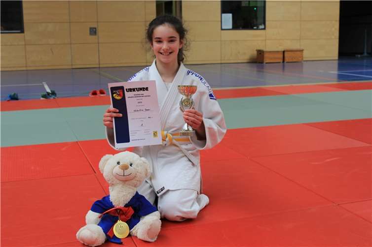 Valentina Domi ist Judo Rheinlandmeisterin Die Rheinlandmeisterin Valentina Domi. Quelle: SV Urmitz