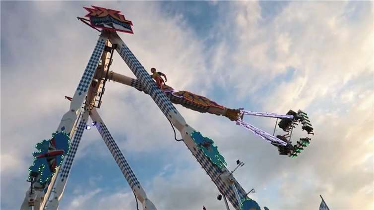 Die Riesenschaukel XXL Höhenrausch.   Quelle: Stadt Mayen