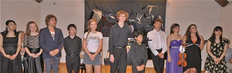 Die "Rising Stars" bedankten sich am Konzertende.  Privat