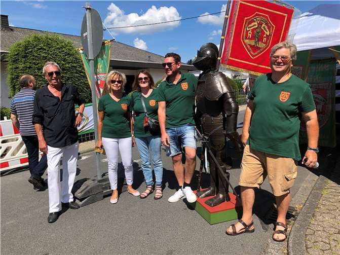 Die Ritter beim Tag der Vereine in Herschbach. Foto: privat