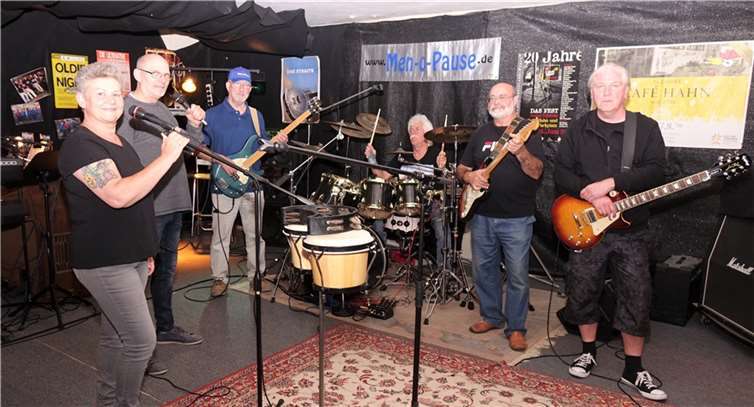 Die Rock-Coverband „MEN-O-PAUSE“. Foto: privat