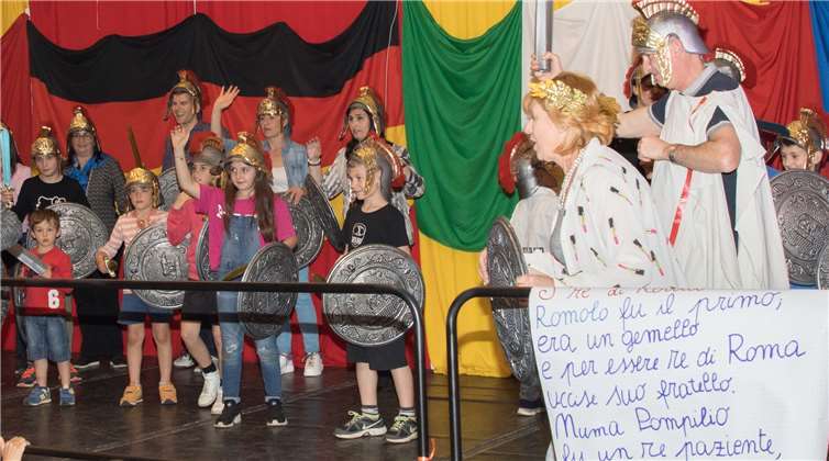 Die Römer waren los bei der Vorstellung in Niederbachem.