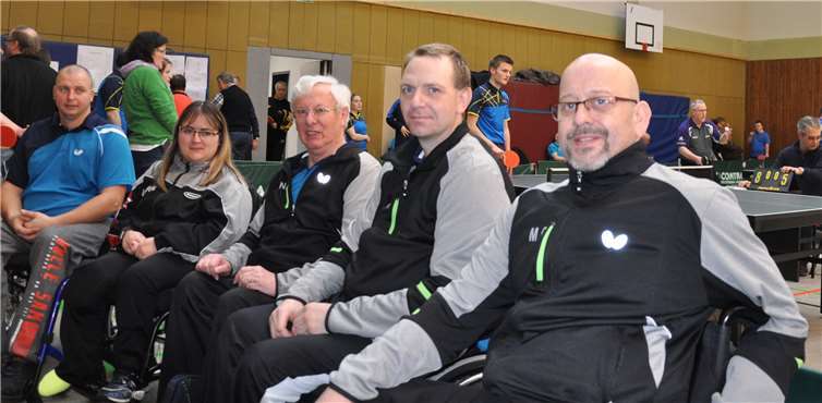 Die Rollstuhl-Akteure der RSG Koblenz waren bei den Tischtennis-Landesmeisterschaften für Menschen mit Behinderung erfolgreich. .privat