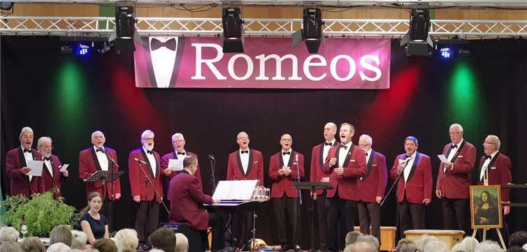 Die Romeos (hier ein Konzert aus dem Jahr 2018) brauchen jede Stimme. Foto: privat