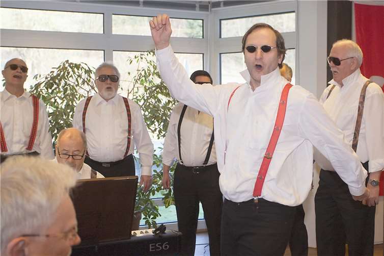 Die Romeos sind mehr als eine Gesangsgruppe. Sie legten eine tolle Show an den Tag.