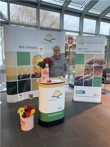 Die Rosenaktion zum Valentinstag. Foto: VG Weißenthurm
