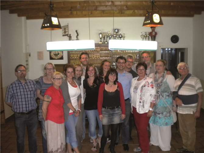 Die Rot - Weiß - Goldenen Funken hielten ihre Jahreshauptversammlung ab.  Privat