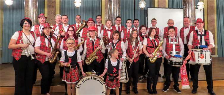 Die Roten Husaren freuen sich auf die neue Session. Privat