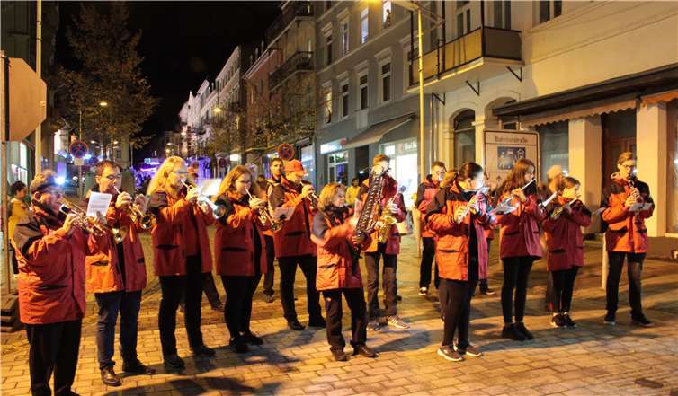 Die Roten Husaren sorgten mit ihrer Musik für eine tolle Atmosphäre.