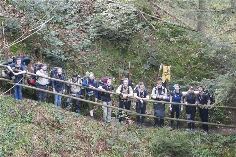Die RoverInnen unterwegs. Foto: privat