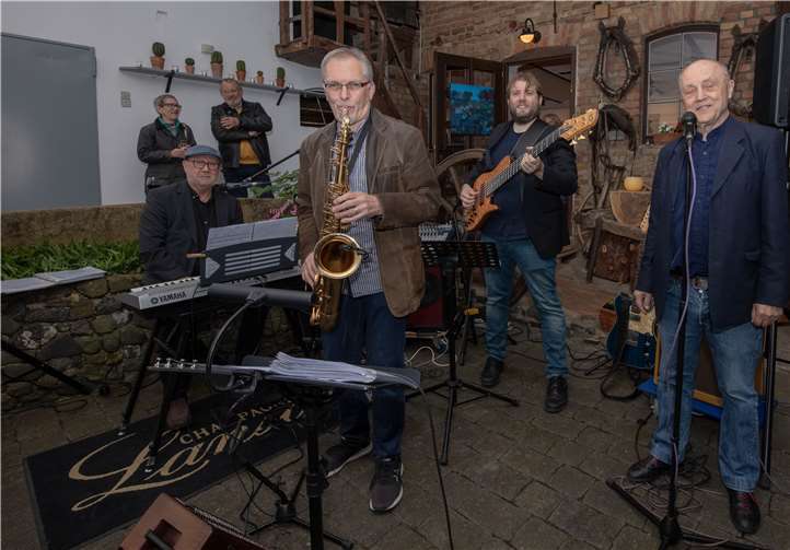 Die „Ruckes Vintage Band“ spielte Jazz und Blues.