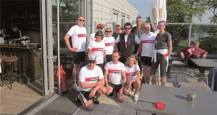 Die Ruderer begaben sich auf die 87km lange Strecke von Neuwied nach Leverkusen. privat