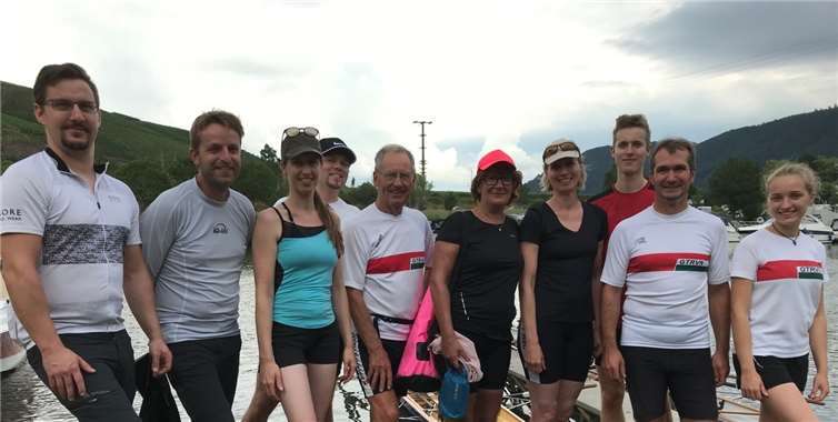 Die Ruderinnen und Ruderer des GTRVNeuwied kämpften sich durch den Regen. Foto: privat