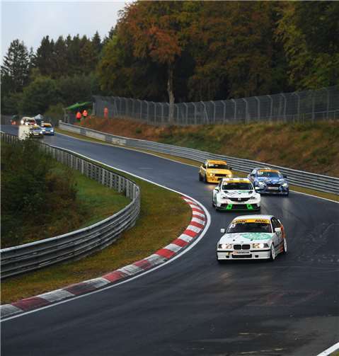 Die Rundstrecken-Challenge Nürburgring (RCN) beginnt das Motorsportjahr 2021 mit einem Testtag auf dem Nürburgring.Foto: RCN Archiv