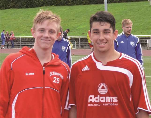 Die SCN-Nachwuchshoffnungen Michael Groß und Tim aus der Wieschen konnten schon einige Akzente setzen.privat