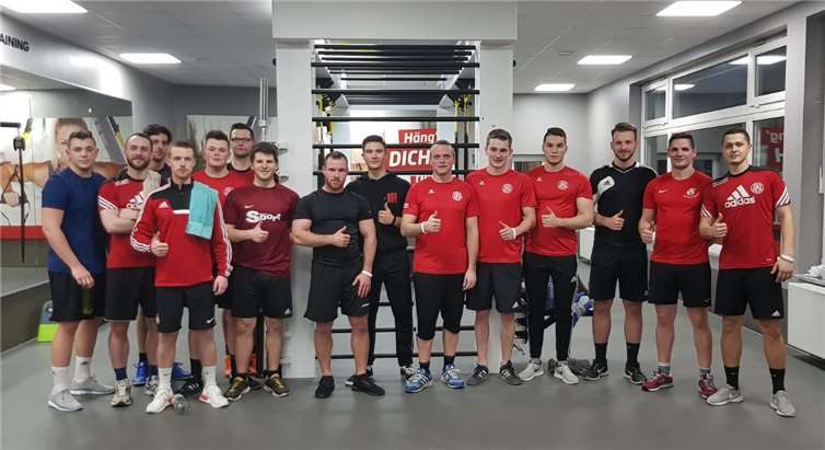 Die SG Maifeld I in der Vorbereitung.Foto: privat