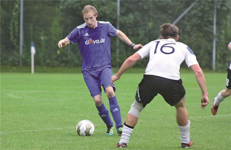 Die SG-Offensive um Justin Risch konnte sich erst nach der Pause gegen den starken SC Bad Bodendorf in Szene setzen.privat