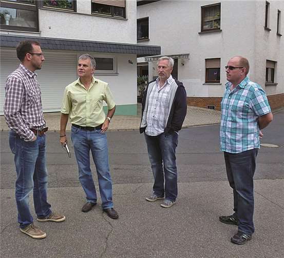 Die SPD-Fraktion Lehmen machte sich vor Ort ein Bild der Lage. SPD Lehmen