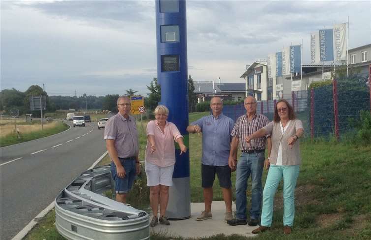 Die SPD-Fraktion im VG-Rat der VG Rengsdorf-Waldbreitbach macht sich für eine Standortverschiebung der Mautsäule stark. privat