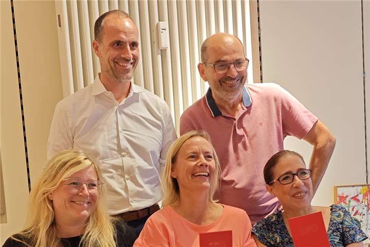 Die SPD-Frauen mit Clemens Hoch. Foto: Bianka Hörnig