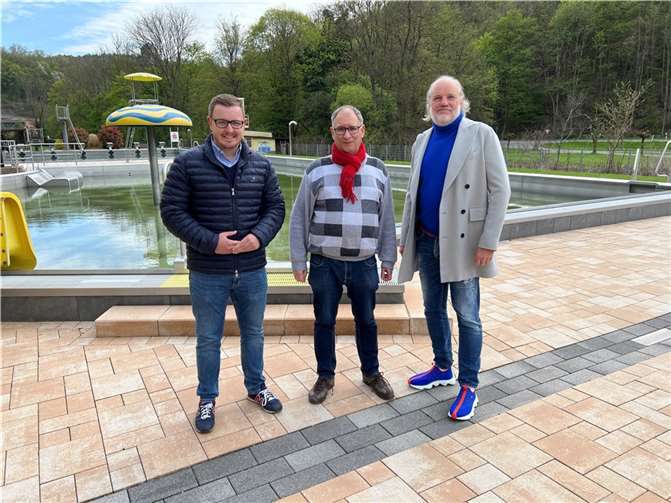 Die SPD-Ratsmitglieder (v.l.n.r.) Dominik Pretz, Manfred Bauer und Haakon Herbst.  Foto: Bendorfer SPD-Ratsfraktion
