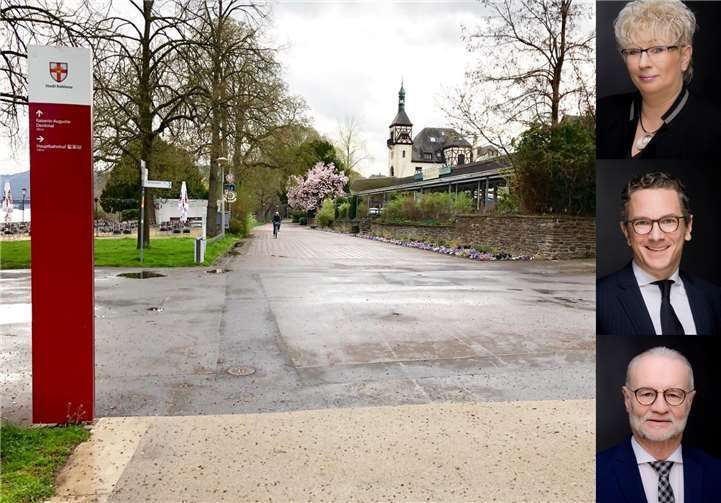 Die SPD-Stadtratsfraktion fordert den Lückenschluss in den Rheinanlagen. Quelle: SPD-Stadtratsfraktion