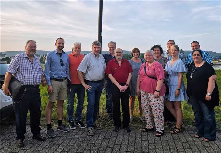 Die SPD VG Weißenthurm am Kaltenengerser Rheinufer. Quelle: SPD VG Weißenthurm