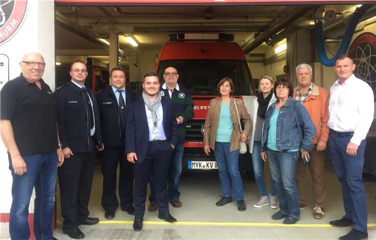 Die SPD Weißenthurm war zu Besuch beim Umweltzug der Feuerwehr. Foto: privat