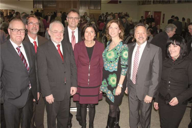 Die SPD im Kreis Neuwied hatte zum Neujahrsempfang eingeladen. Ministerpräsidentin Malu Dreyer (4.v.r.) war der prominenteste Gast.FF