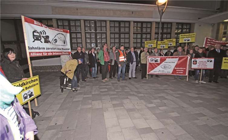 Die SPD unterstützt die Demonstrationen gegen den Bahnlärm. privat
